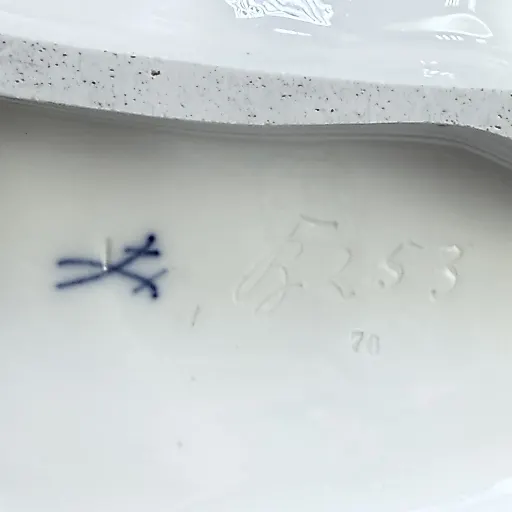 Скульптурная группа Боевые саблевидные антилопы модель Knauff Schwerter дизайн Otto Pilz 1912 Германия - View 9