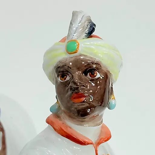 Статуэтка Мавр с конём по модели И.И. Кендлера Майсен Германия - View 6