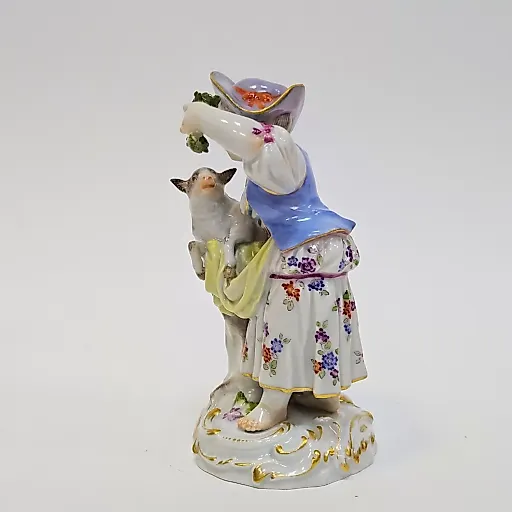 Статуэтка Девочка с ягненком 1934-1942 гг - View 2