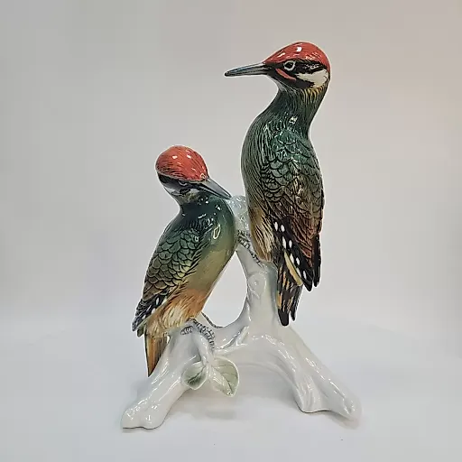 Статуэтка Пара дятлов на ветке Карл Энс 1919-1945гг - View 4
