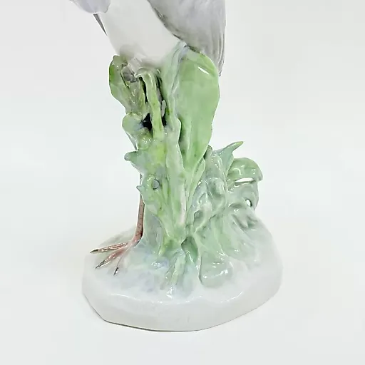 Статуэтка Голубая Цапля фабрика Вольштадт , Карл Энс 1919-1945 гг Германия - View 6