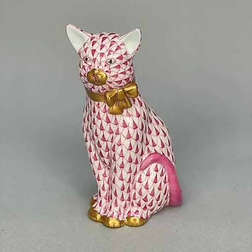 Кот с бантом Herend 1960-1970 Венгрия - View 2