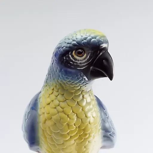 Напольная крупная скульптура "Попугай". - View 4