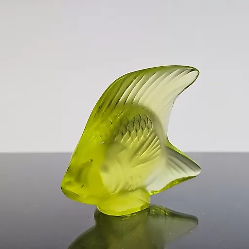 Хрустальная рыбка салатового оттенка - View 2