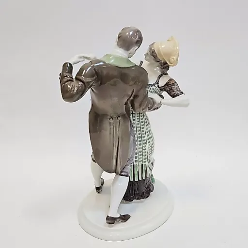 Статуэтка танцующая пара КPМ Берлин арт-нуво - View 3
