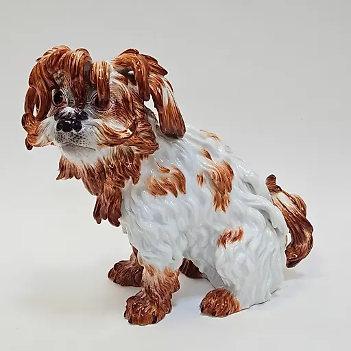 Фигурка Болонка 1924-34г модель Иогана Иоахима Кендлера - View 7