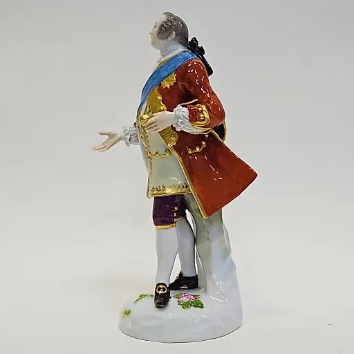 Кавалер с орденской лентой Мейсен период Кнауфф-Швертер 1850-1924 - View 5