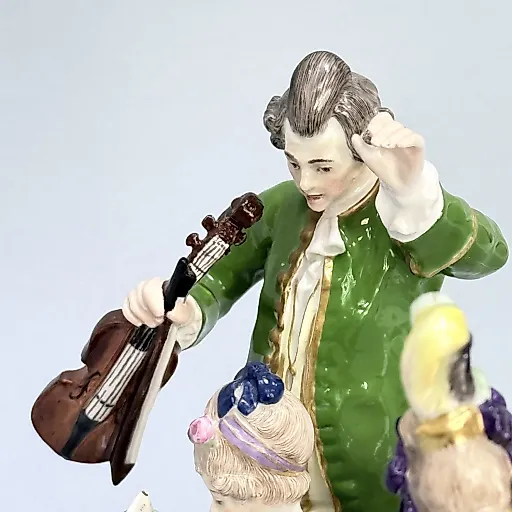 Скульптурная группа "Домашний концерт" Германия 1903 г - View 5