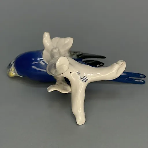 Фигурка попугай на ветке 1920-1930 г Германия - View 6