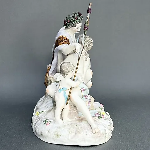 Скульптурная группа "Дионис и Ариадна" Франция Эдме Самсон 1900 гг - View 4