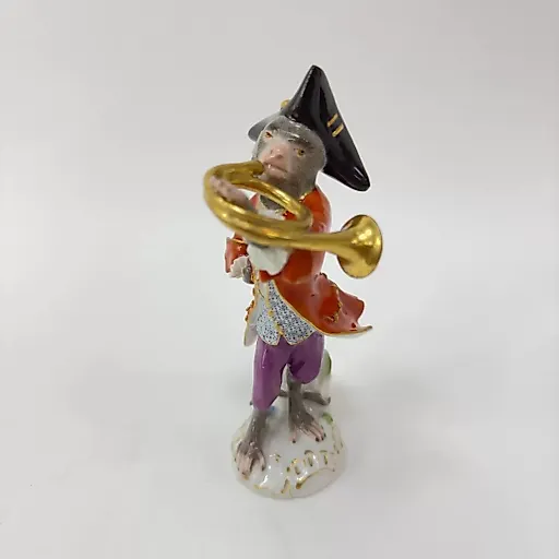 Фигурка "Обезьяна с валторной" 1765г - View 3