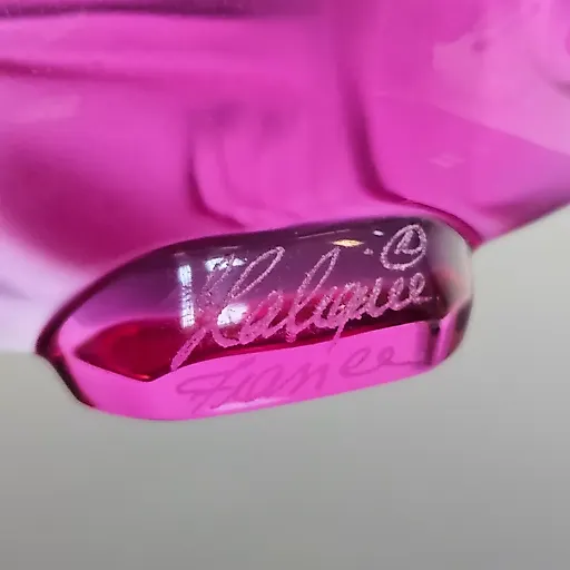 Хрустальная рыбка фиолетового оттенка - View 11