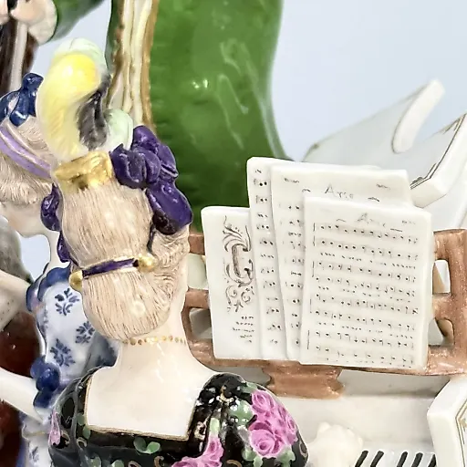 Скульптурная группа "Домашний концерт" Германия 1903 г - View 6