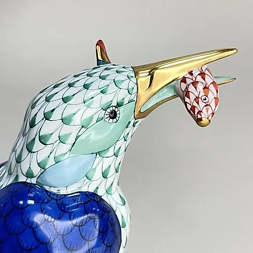 Фигурка "Зимородок с рыбой в клюве" 1960-70 гг - View 5