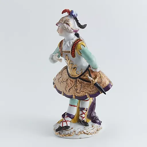 Старинная статуэтка "Юноша в доспехах" - View 2