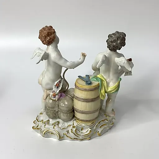 Старинная скульптурная группа Обмен - View 6