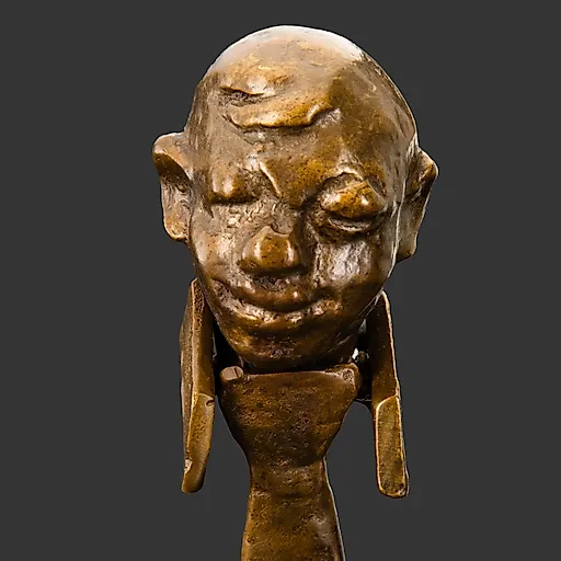 Статуэтка "Клавишник" ("Музыкант"), бронза, литье, Европа, 1970-1990 гг. - View 2