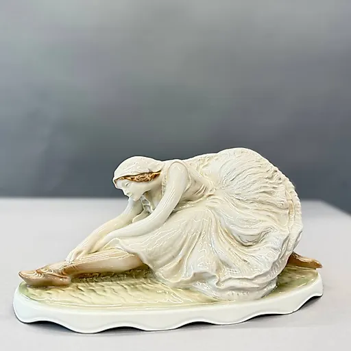 Фарфоровая статуэтка балерины Розенталь 1920-х годов работы Константина Хольцера-Дефанти - View 6