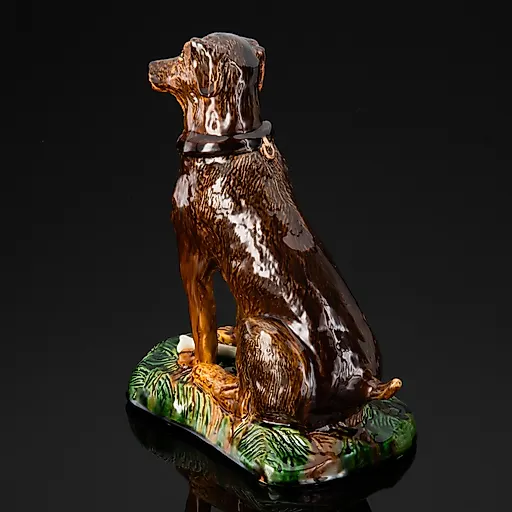 Фаянсовая скульптура "Собачка-дворняга" Конаковского завода, современная Россия - View 2