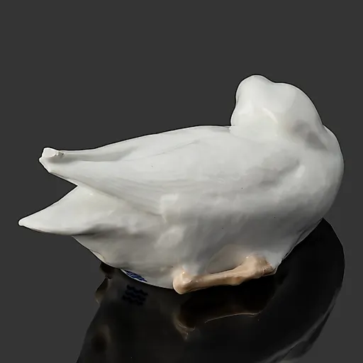 Фарфоровая статуэтка "Утка" модели №505, Royal Copenhagen, Дания, 1895-1920 гг. - View 2