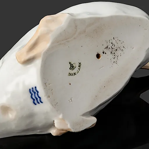 Фарфоровая статуэтка "Утка" модели №505, Royal Copenhagen, Дания, 1895-1920 гг. - View 4