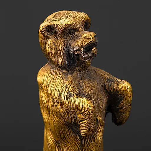 Бронзовая статуэтка собаки на задних лапах, Европа, 1880-1910 гг. - View 2