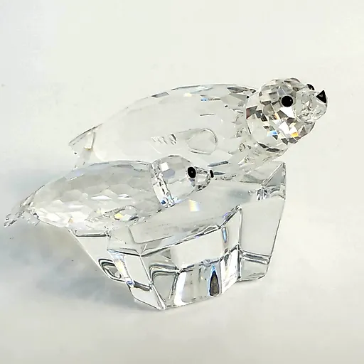 Хрустальная статуэтка Swarovski «Тюлени» ручной работы, Австрия - View 2