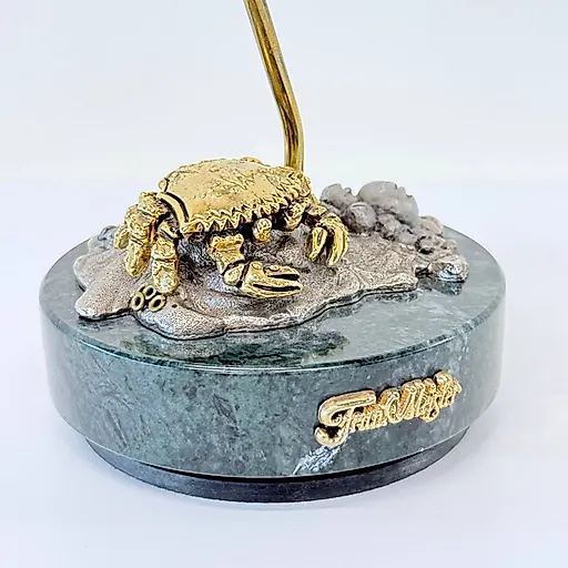 Металлическая скульптура «Бабочка на кувшинке» — Франк Майслер, Англия - View 6