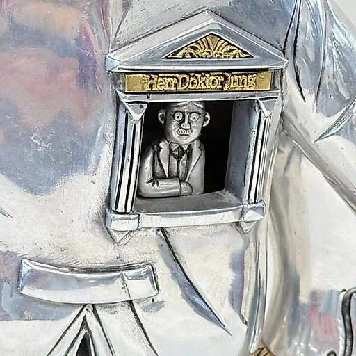 Металлическая скульптура Зигмунд Фрейд от Франка Майслера, Англия - View 4