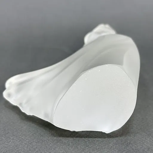 Стеклянная статуэтка Девушка в стиле Арт-деко, Г. Хоффманн, Чехия, 1930-е годы - View 6