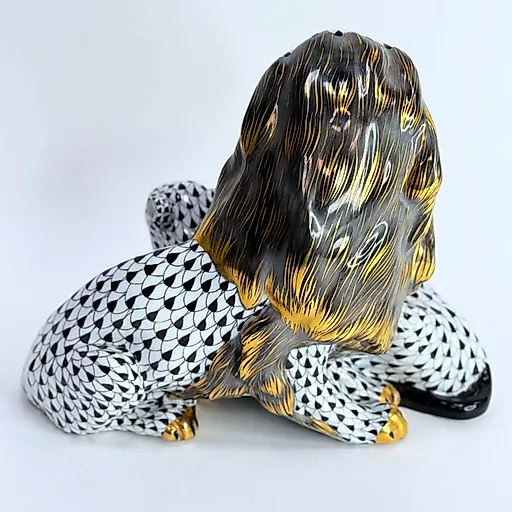 Фарфоровая статуэтка "Лев с львицей" от Herend, Венгрия - View 4