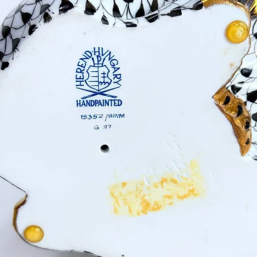 Фарфоровая статуэтка "Лев с львицей" от Herend, Венгрия - View 9