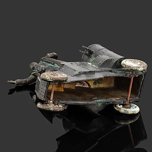 Бронзовая статуэтка "Ленин на броневике", СССР, 1950-1970 гг. - View 4