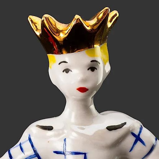 Фарфоровая статуэтка «Мальчик-принц» серии «Карнавал», ЛЗФИ, СССР, 1950-е - View 2