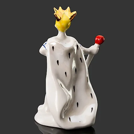 Фарфоровая статуэтка «Мальчик-принц» серии «Карнавал», ЛЗФИ, СССР, 1950-е - View 3