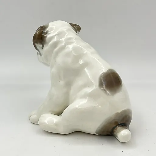 Фаянсовая статуэтка "Щенок" скульптора Гуревич, Конаковский завод, СССР 1950-е - View 4