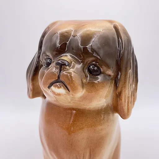 Фарфоровая статуэтка "Пекинес" скульптора Веселова, ЛФЗ СССР 1970-1990 гг. - View 3