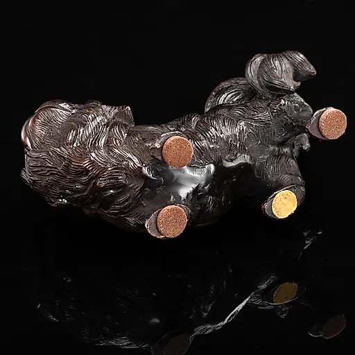 Кабинетная скульптура "Пекинес" из металла, литьё, Европа, конец XX века - View 4