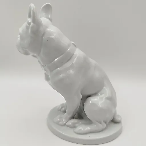 Фарфоровая статуэтка «Боксер», скульптор В.С. Драчинская, ЛФЗ, СССР, 1960-е - View 4