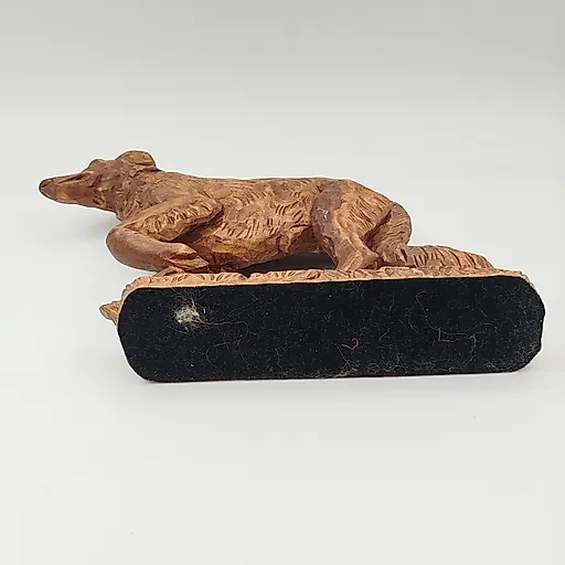 Резная деревянная статуэтка "Гончая", Западная Европа, конец XX века - View 4