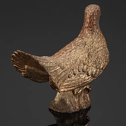 Серебряная статуэтка голубя из меди, Западная Европа, конец XX века - View 3