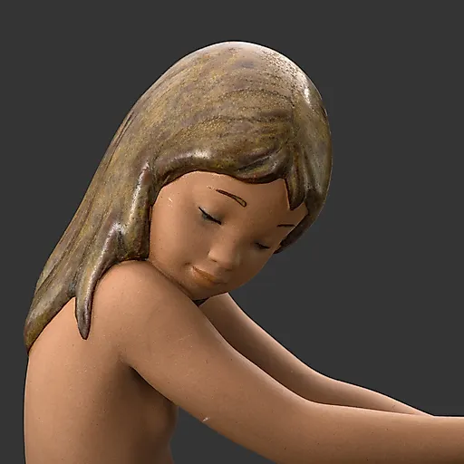 Фарфоровая статуэтка Lladro 'Красота островов' от Хавьера Малавии, Испания 1997 - View 2