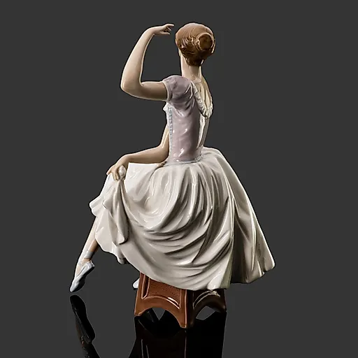 Фарфоровая статуэтка "Балерина" авторства Vincente Martinez, Lladro, Испания, 1980-1990-е годы - View 3
