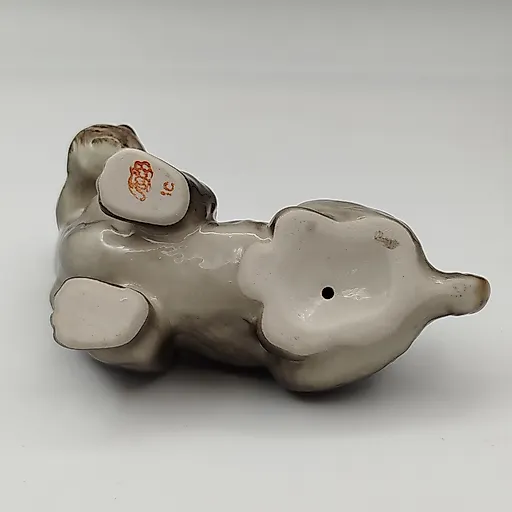 Фарфоровая статуэтка Скотч-терьер с аэрографией, скульптор П.П. Веселов, ЛФЗ, СССР, 1970-1991 гг. - View 4