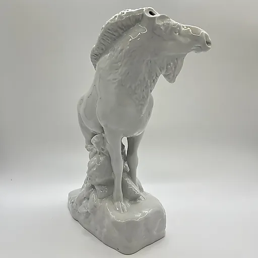 Фарфоровая статуэтка "Лось" скульптора Б.Я. Воробьёва, ЛФЗ, СССР, 1950-1960 гг. (требует реставрации) - View 3