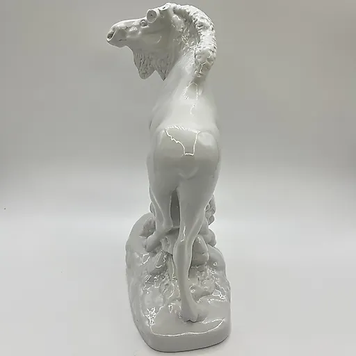 Фарфоровая статуэтка "Лось" скульптора Б.Я. Воробьёва, ЛФЗ, СССР, 1950-1960 гг. (требует реставрации) - View 6