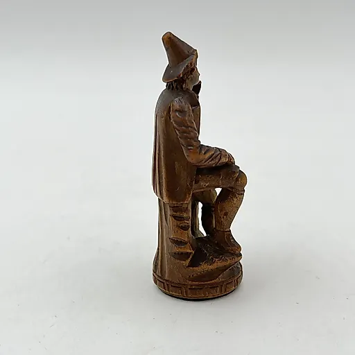 Миниатюрная статуэтка "Лесник", резьба по дереву, Европа, середина XX века - View 4