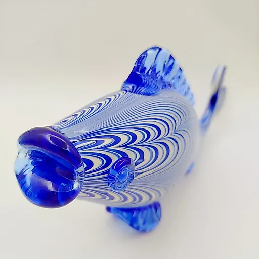 Стеклянная статуэтка "Рыба" в гутной технике, Западная Европа, 1970-1990 гг. - View 2