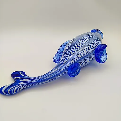 Стеклянная статуэтка "Рыба" в гутной технике, Западная Европа, 1970-1990 гг. - View 4