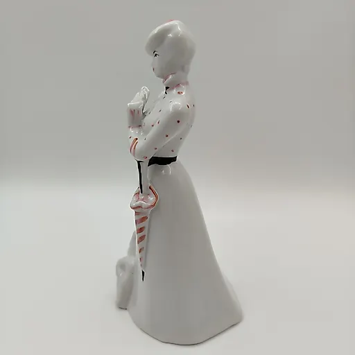 Фарфоровая статуэтка «Дама с собачкой» скульптора Бржезицкой, Дулевский завод, 1996 год - View 4